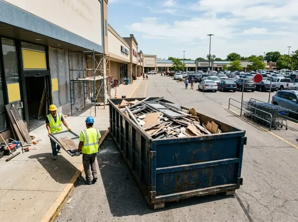 retail-store-renovation-debris-003 — frequently asked questions, Roll-off Dumpster Rentals in Benbrook, TX